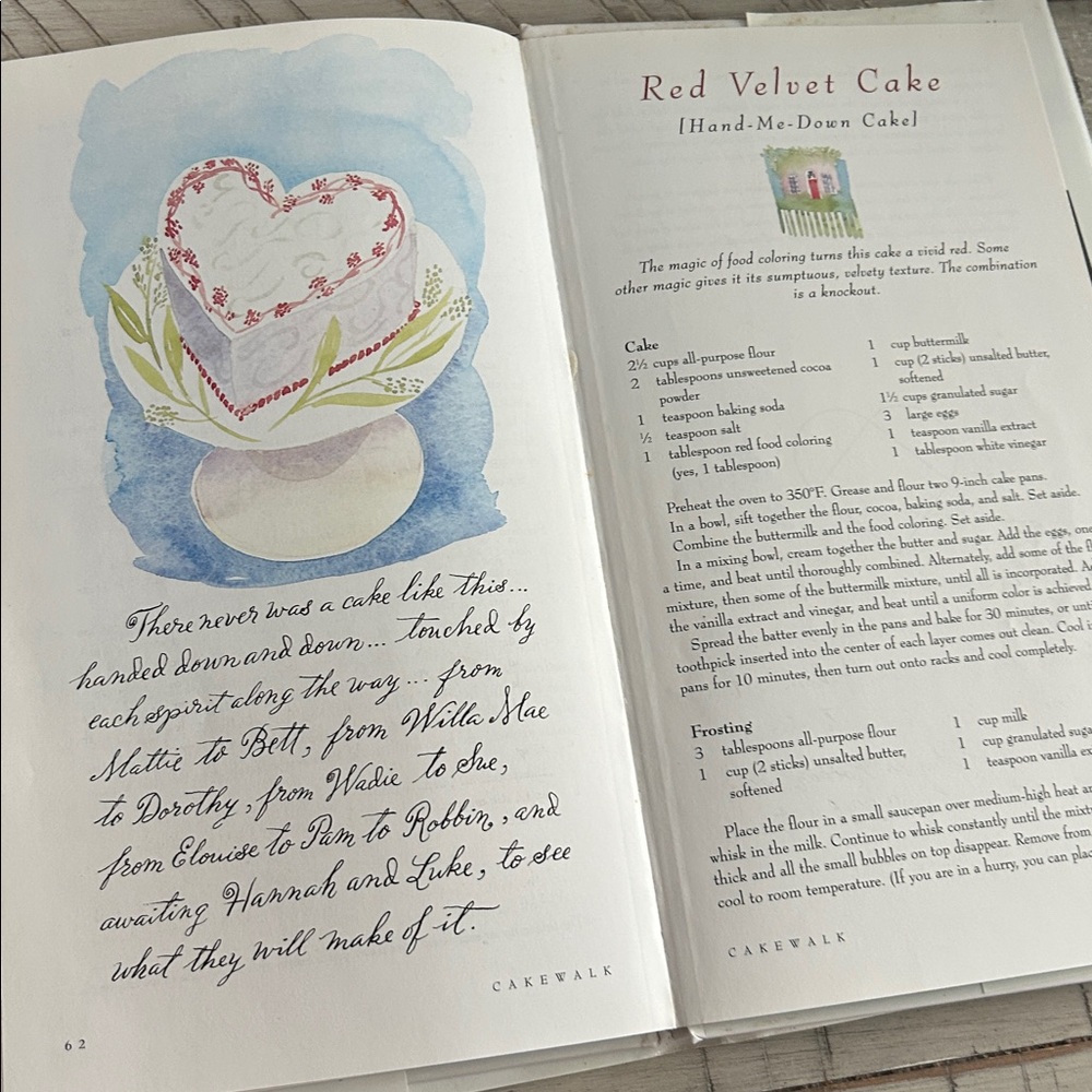 Cake Recipe Cookbook Cakewalk: Loving Spoonfuls from Southern Kitchen Hardcover - Picture 4 of 6